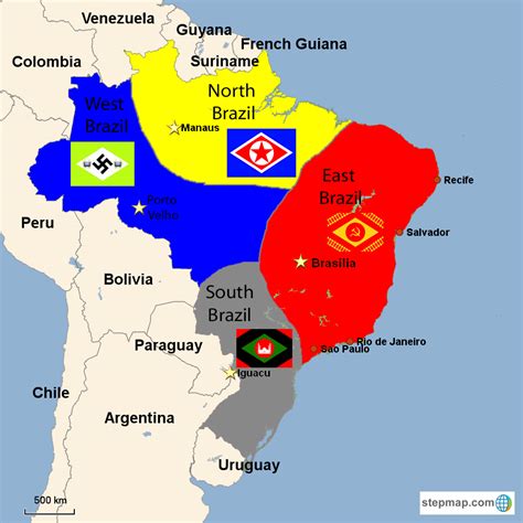 north brazil vs south brazil